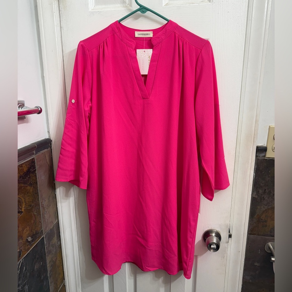 NWT bright pink dress